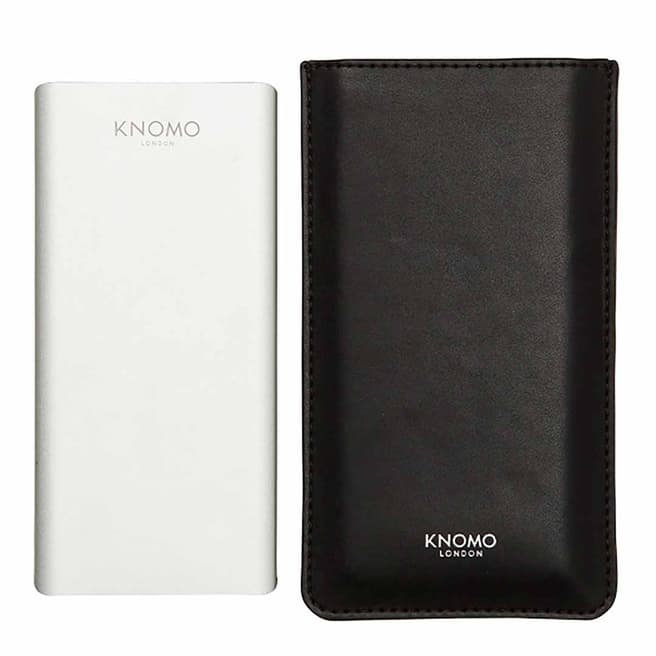 Knomo Black Portable Battery Bundle 10,000Ma