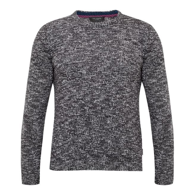 Ted Baker Grey Marl Knitted Jumper