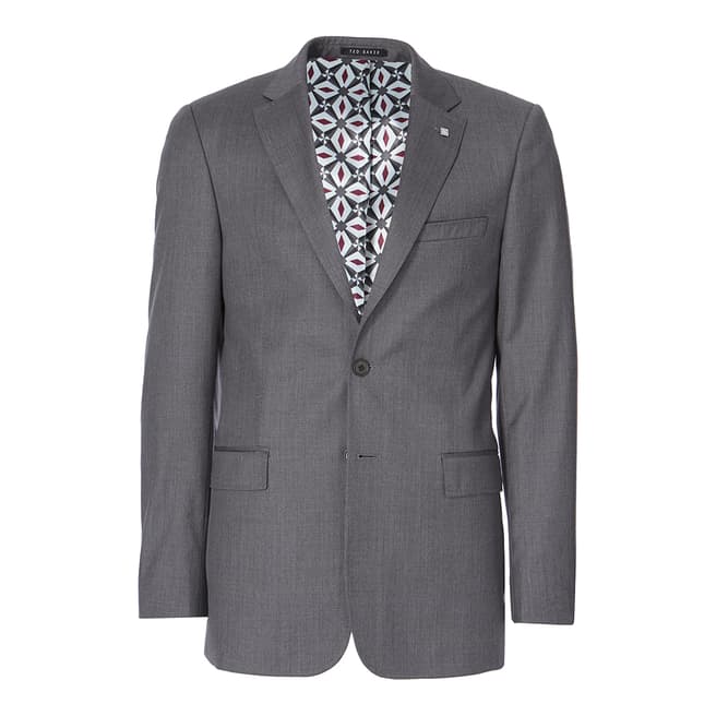 Ted Baker Grey Decdent Debonair Plain Suit