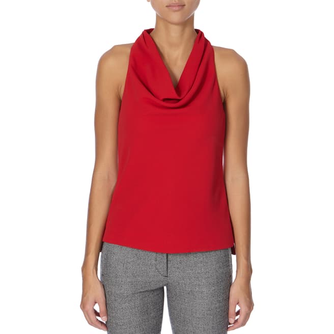 Ted Baker Red Cowl Neck Top