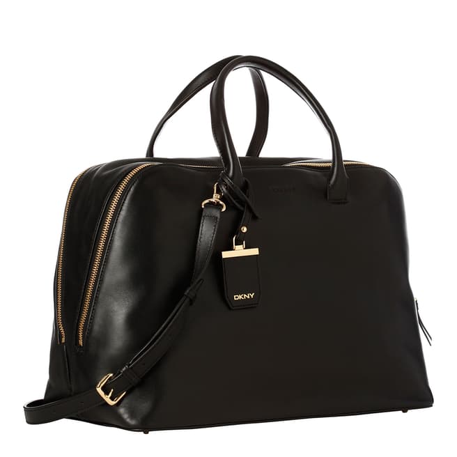 DKNY Black Leather Tote