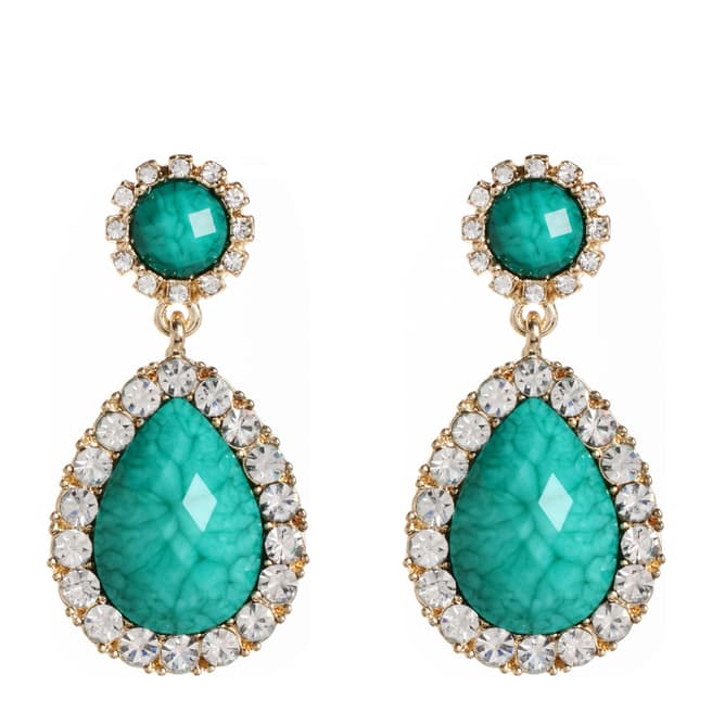 Amrita Singh Turquoise Amrita Evening Chandelier Earrings