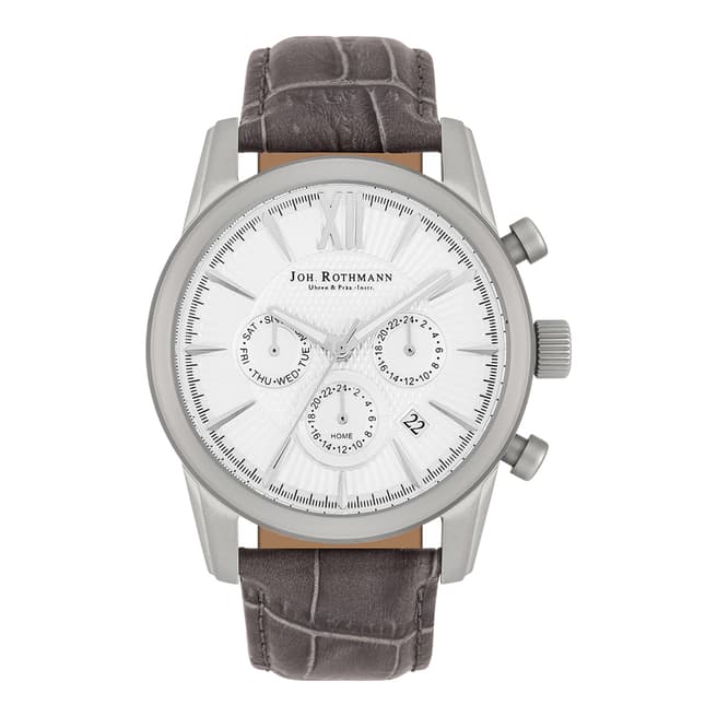Joh. Rothmann Men's Grey/Silver Halvor Multifunction Watch
