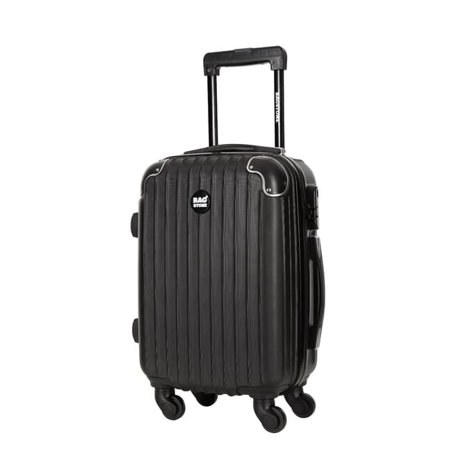 Bagstone Black Spinner America Suitcase 55cm