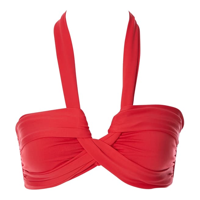 Seafolly Chilli Red Bandeau Top