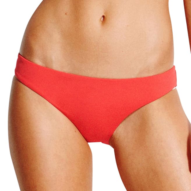 Seafolly Chilli Red Mini Hipster Bottoms