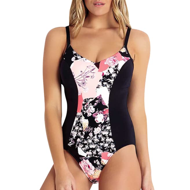Seafolly Black Ocean Rose DD Cup Maillot