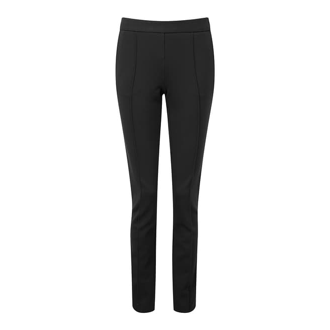 Pure Collection Black Slim Ponte Trousers