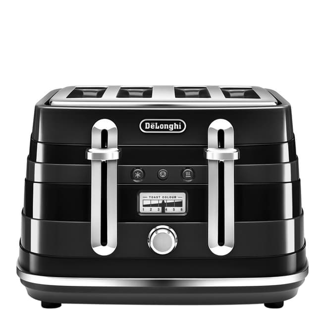 De'Longhi Delonghi Avvolta Black Toaster CTA4003.BK