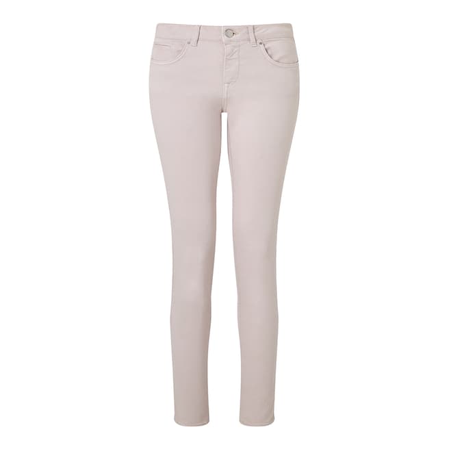 Jigsaw Womens Pale Pink Cotton Stretch Richmond Jeans