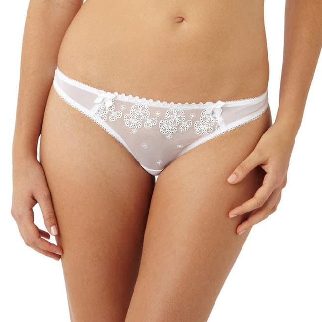Cleo White Lucy Thong