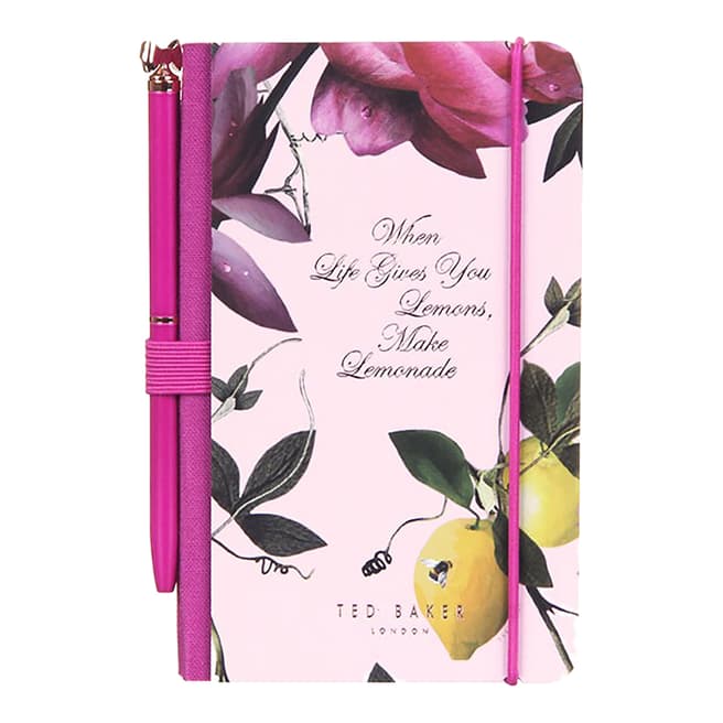 Ted Baker Citrus Bloom Mini Notebook and Pen