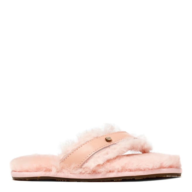 Australia Luxe Collective Pink Leather Flip Flop Slippers