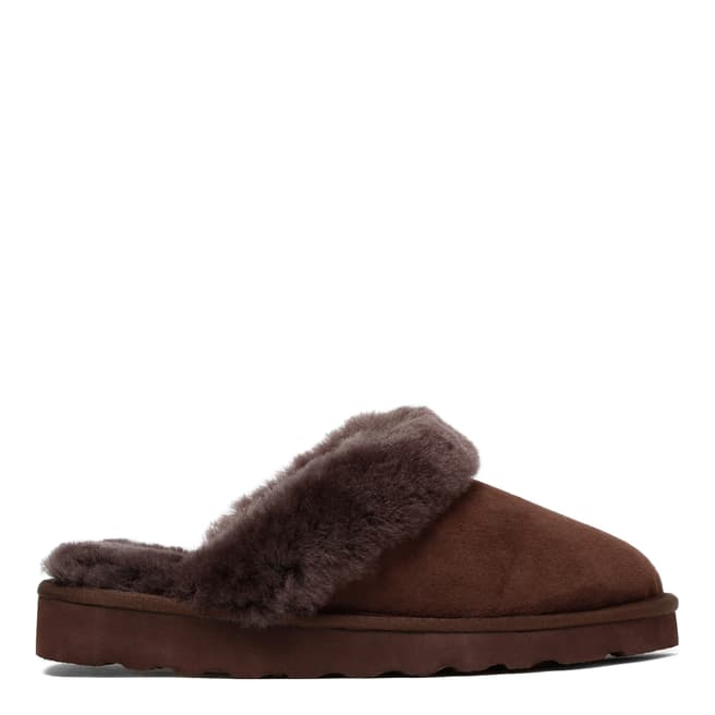 Australia Luxe Collective Brown Suede Classic Slippers
