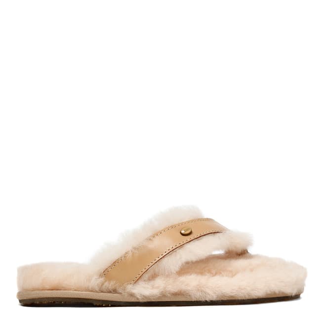 Australia Luxe Collective Sand Leather Flip Flop Slippers