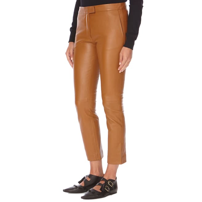 Joseph Brown Finley Leather Stretch Trousers