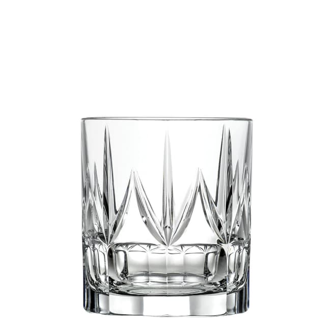 RCR Crystal Set of 6 Chic Double Old Fashioned Tumblers