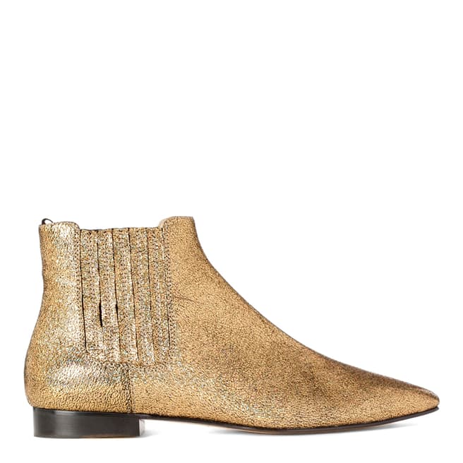 Joseph Gold Leather Star Boots