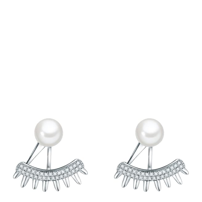Pearls of London Silver Pearl Earrings