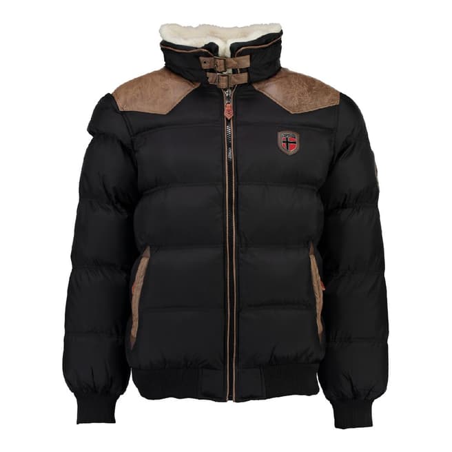 Geographical Norway Black Abramovitch Parka 