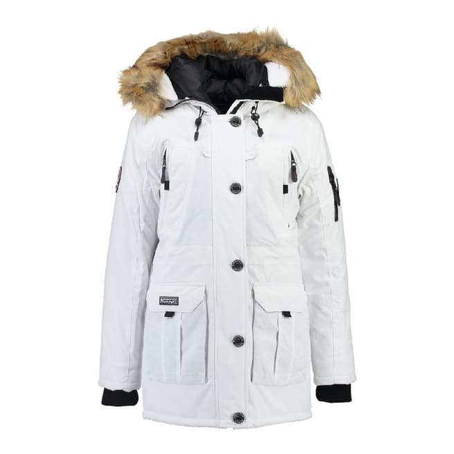 Geographical Norway White Airline Lady Jacket