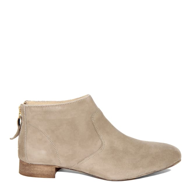 Eye Beige Suede Ankle Boots 