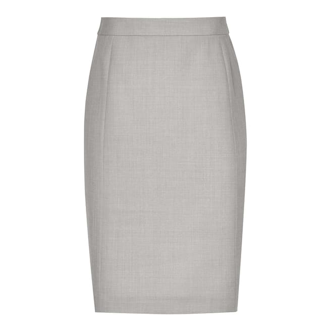 Reiss Grey Kent Tailored Skirt