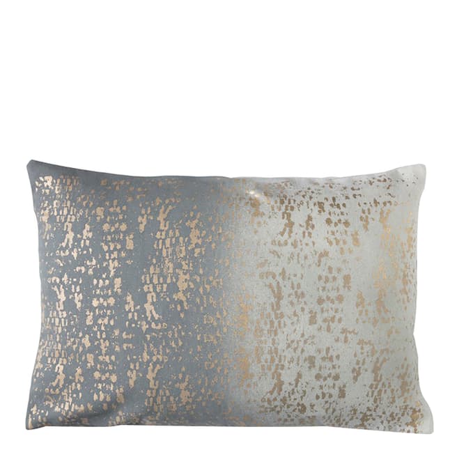 Gallery Living Grey/Gold Mineral Texture Cushion 50x35cm