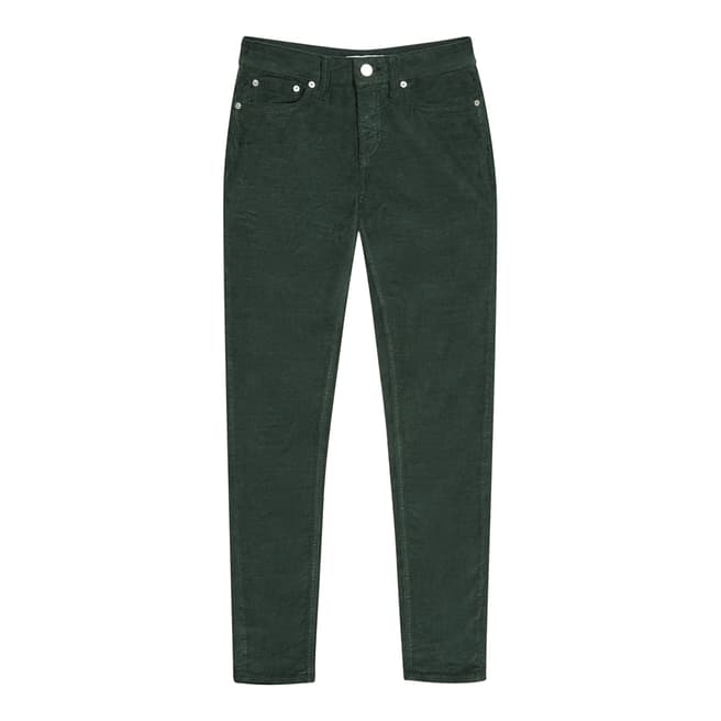 Reiss Green Skinny Joni Cord Jeans