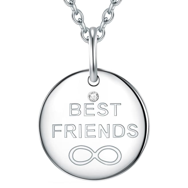 Tess Diamonds Silver Best Friends Necklace