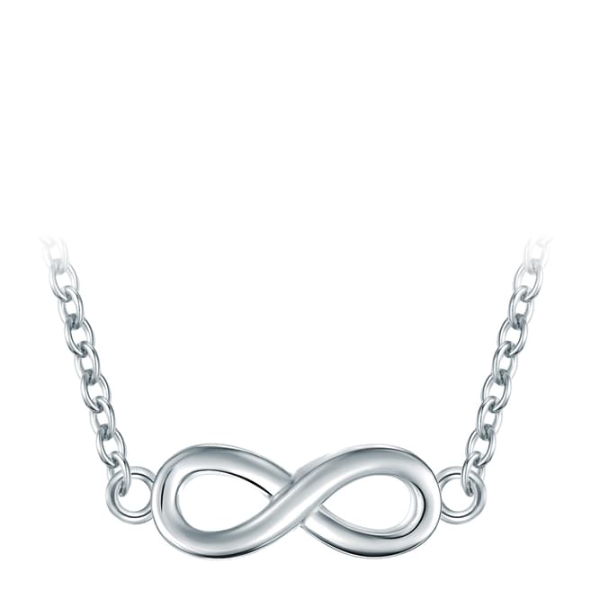 Carat 1934 Silver Infinity Necklace