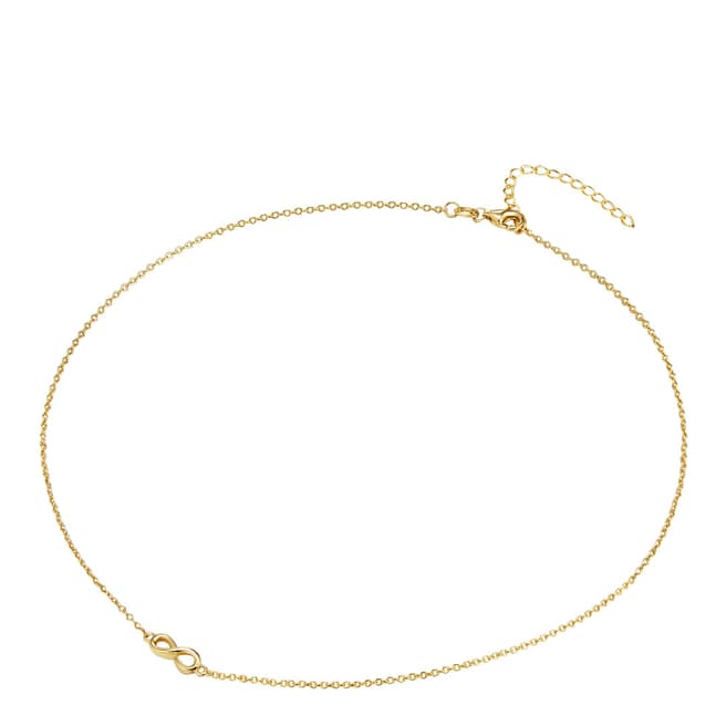 Carat 1934 Gold Twist Infinity Necklace
