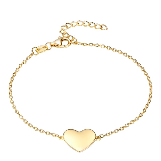 Carat 1934 Gold Heart Bracelet