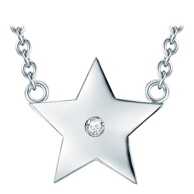 Tess Diamonds Silver Star Necklace