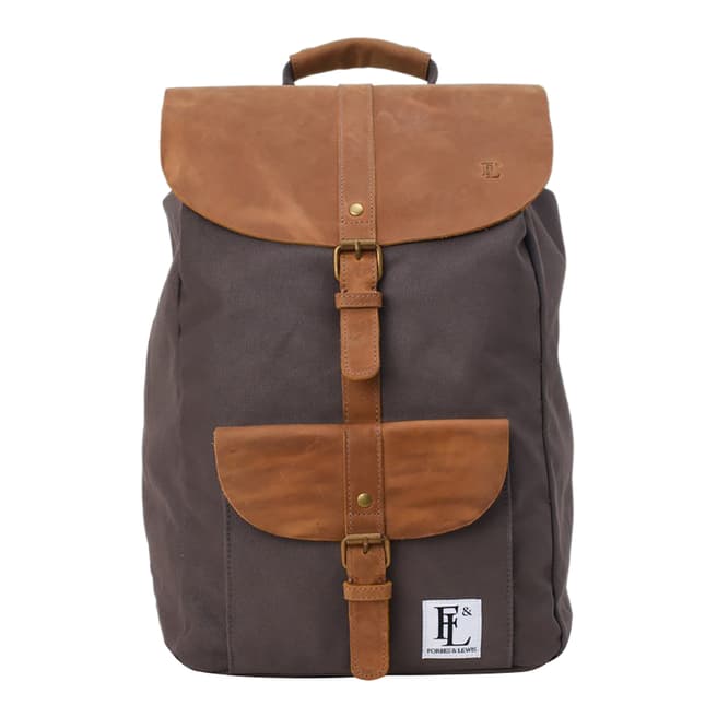 Forbes & Lewis Grey Lincoln Backpack