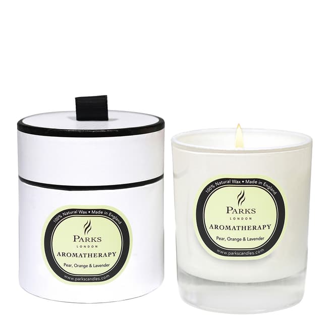 Parks London Pear/Orange And Lavender Aromatherapy Single Wick Candle