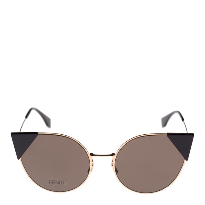 Fendi Women's Rose Gold Lei Sunglasses 57mm