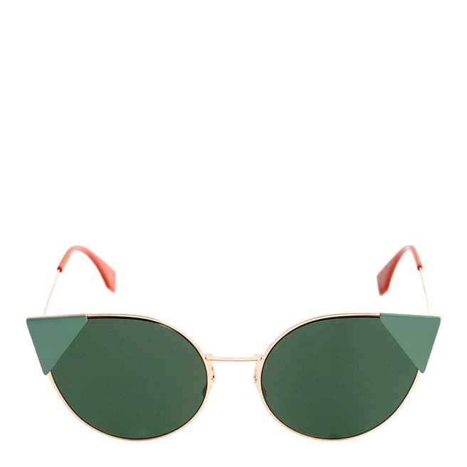 Fendi Women's Gold/Copper Lei Sunglasses 57mm