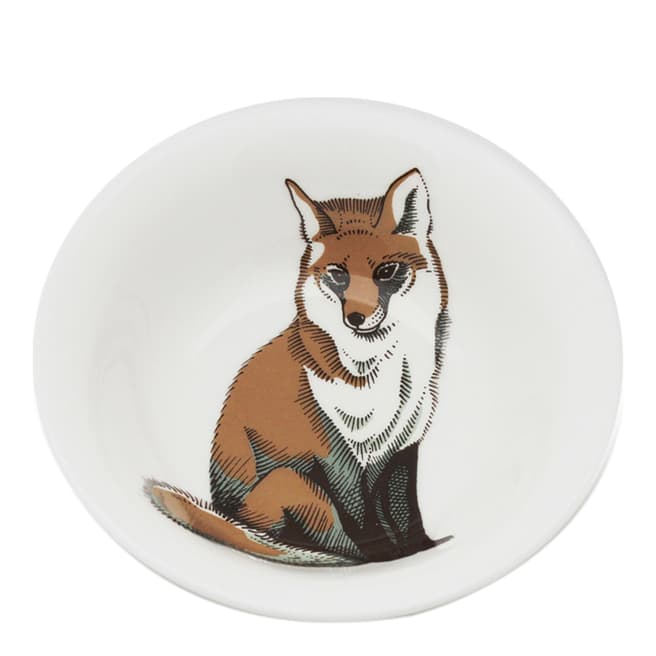Jersey Pottery Set of 6 Faunus Fox Cereal Bowls