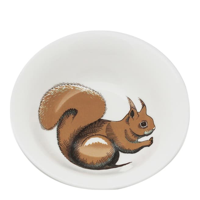 Jersey Pottery Set of 6 Faunus Squirrel Cereal Bowls