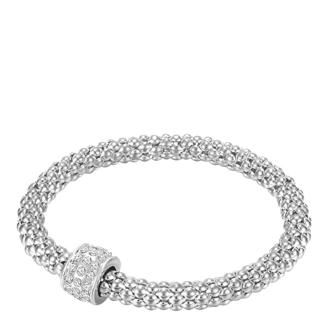 Tassioni Silver Texture Bracelet
