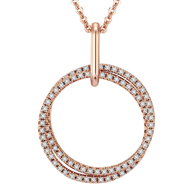 Tassioni Rose Gold Ring Necklace