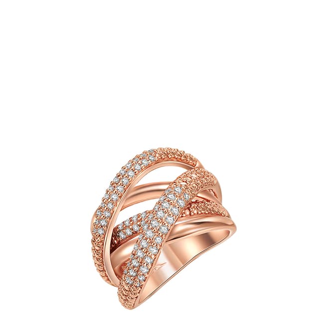 Tassioni Rose Gold Layered Ring