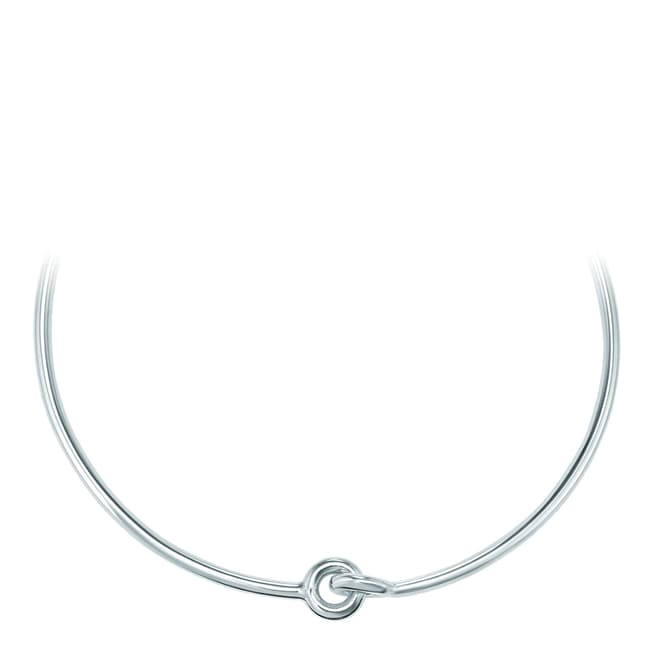 Tassioni Silver Circle Necklace