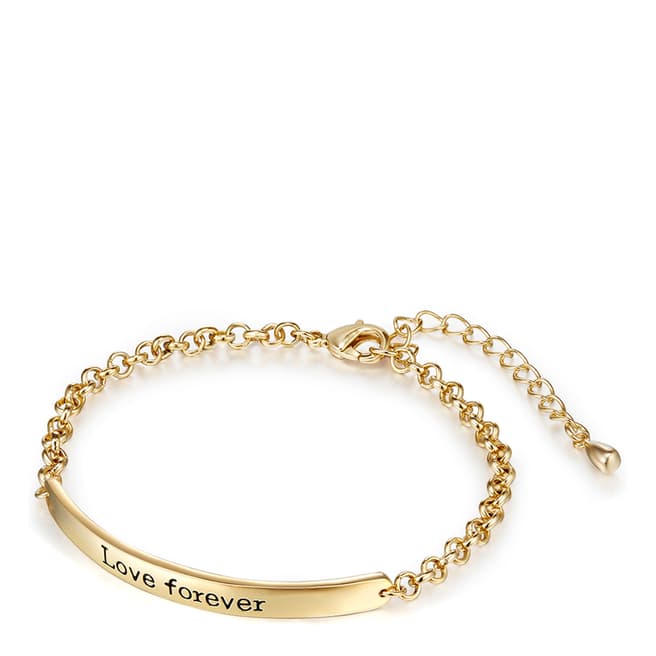 Tassioni Gold Love Forever Bracelet