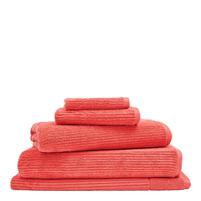 Sheridan Living Textures Hand Towel, Coral