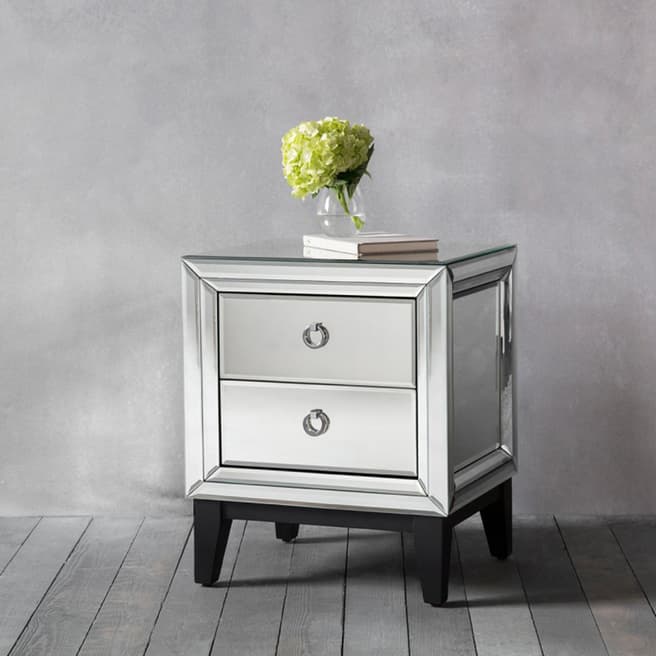 Gallery Living Aster Two Drawer Side Table