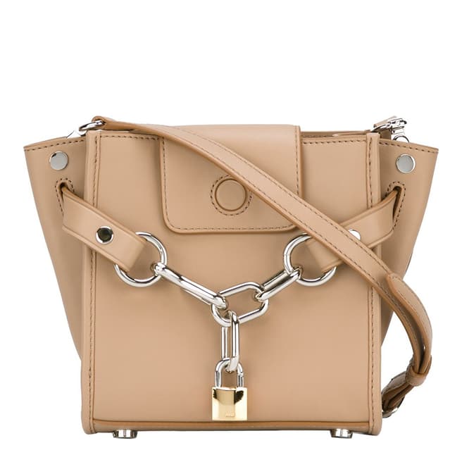 Alexander Wang Beige Mini Attica Chain Leather Bag