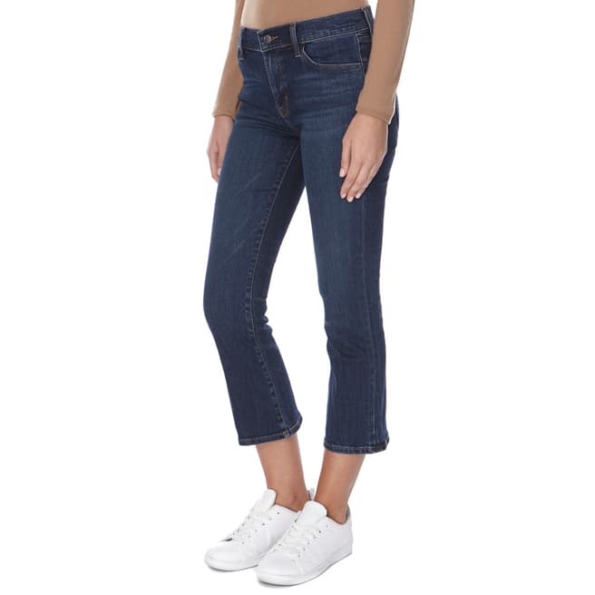 J Brand Indigo Selena Boot Cut Cotton Blend Skinny Jeans