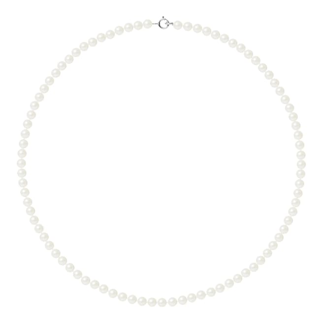 Mitzuko Natural White Pearl Necklace